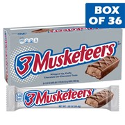 3 Musketeers Chocolate Bar 544g  36 Pack
