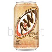 AW Cream Soda Can 355ml  12 Pack
