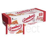 Combos Pepperoni Pizza Cracker Baked Snacks 51g  18 Pack