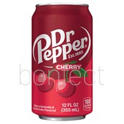 Dr Pepper Cherry Soda Can 355ml  12 Pack