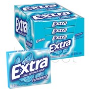 Wrigleys Extra Peppermint Chewing Gum 15 Sticks  10 Pack