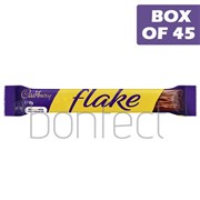 Cadbury Flake Milk Chocolate Bar 30g  45 Pack