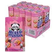 Hello Panda Strawberry Biscuits 50g  10 Pack