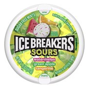 Ice Breakers Fruit Sours Flavour Mints Tins 42g  8 Pack