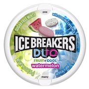 Ice Breakers Duo Watermelon Flavour Mints Tins 36g  8 Pack