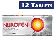 Nurofen 200mg Ibuprofen 12 Tablets