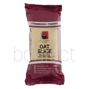 All Natural Bakery Bars Oat Slice  Strawberry  Yoghurt 100g