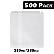 4F White Bags  500 Pack