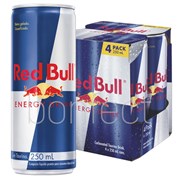 Red Bull Energy Drink 4pack Can 250ml  24 Pack
