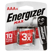 ENERGIZER BATTERY MAX AAA 4S