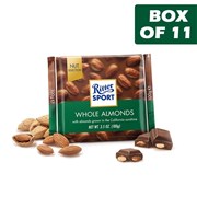 Ritter Sport Chocolate Block  Whole Almond 100g  11 Pack
