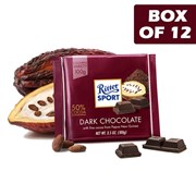 Ritter Sport Chocolate Block  Dark Chocolate 100g  12 Pack