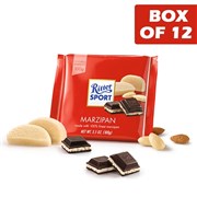 Ritter Sport Chocolate Block  Marzipan Dark 100g  12 Pack