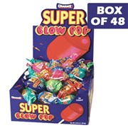 Charms Super Blow Pops Assorted Lillipop 48 Pack