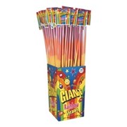 Giant Rainbow Straws 13g  140 Pack