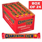 Tootsie Charleston Chew Strawberry Bar 53g  24 Pack