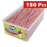 Fini Fizzy Bars Strawberry 150 Pieces