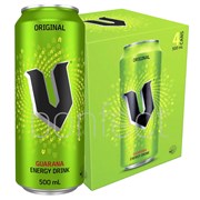 V Green Energy Drink Can 250ml  24 Pack
