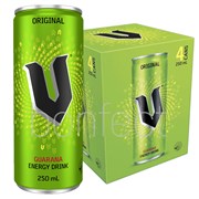 V Green Energy Drink Can 4PK 250ml  24 Pack