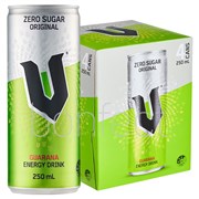 V Sugar Free Energy Drink Can 250ml  24 Pack