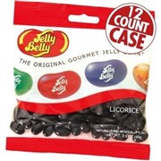 Jelly Belly licorice Bag 99g 12 Pack