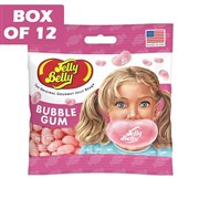 Jelly Belly Bubble Gum Bag 99g 12 Pack