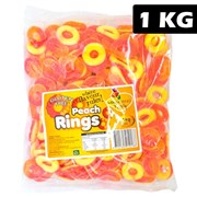 Lolliland Peach Rings Lollies Bag 1kg