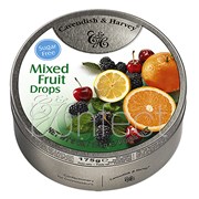 Cavendish  Harvey  Sugar Free Mixed Fruit Drops 175g