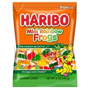 Haribo Rainbow Frogs Bag 142g  12 Pack