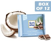 Ritter Sport Chocolate Block  Coconut 100g  12 Pack