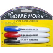 Homework White Board Marker 3 Pack