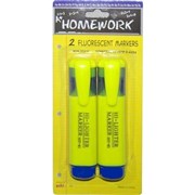 Homework Yellow Highlighter 2 Pack