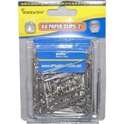 Homework Papper Clips 2 80 Pack