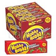 Hubba Bubba Soft Bubble Gum Seriously Strawberry 35g  20 Pack