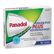 Panadol Cold  Flu Plus 500mg 16 Caplets
