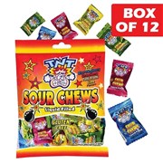 TNT Sour Chews Liquid Filled Bag 150G  12 Pack