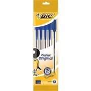 BIC Cristal Original Ballpoint Pens Blue 5 Pack