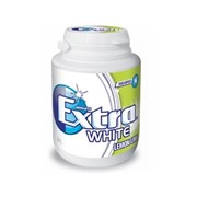 Extra White Lemon Lime Chewing Gum Bottle 64g  6 Pack
