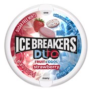 Ice Breakers Duo Strawberry Flavour Mints Tins 36g  8 Pack