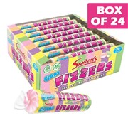 Swizzels Giant Fizzers Rolls 40g  24 Pack