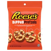 Reese Milk Chocolate Dipped Pretzels Bag 120g  12 Pack