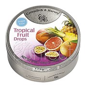 Cavendish  Harvey  Sugar Free Tropical Fruit Drops 175g