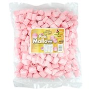 Pink Cylinder Marshmallows Bag 800g
