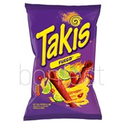 Barcel Takis Fuego Hot Chilli Pepper Lime Tortilla Chips 280g  14 Pack