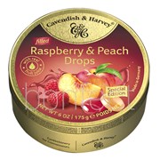 Cavendish  Harvey  Raspberry Peach Filled Drops 200g