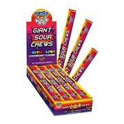 TNT Giant Sour Chews Strawberry 40g  24 Pack
