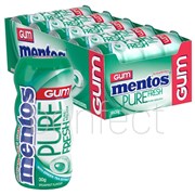 Mentos Pure Fresh Chewing Gum Bottle  Spearmint 30g  10 Pack