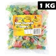 Lolliland Sour Gummi Bear Lollies Bag 1kg