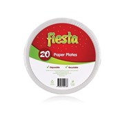 Fiesta Paper Plates 7 20 Pack