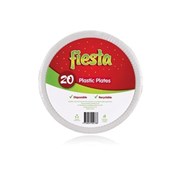 Fiesta Plastic Plates 20 Pack